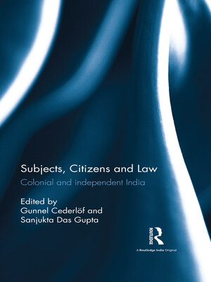 cover image of Subjects, Citizens and Law